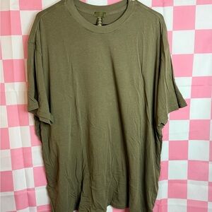 SKIMS Boyfriend Oversized Tee in Army